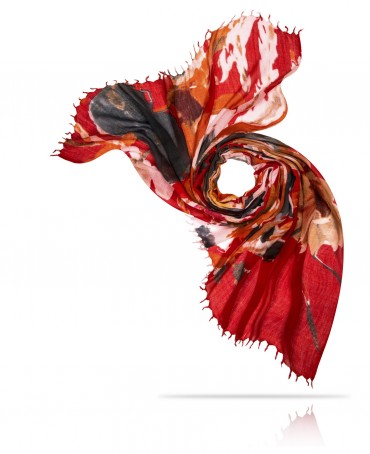 Палантин Женский W40-LA.PEINTURE/ROUGE